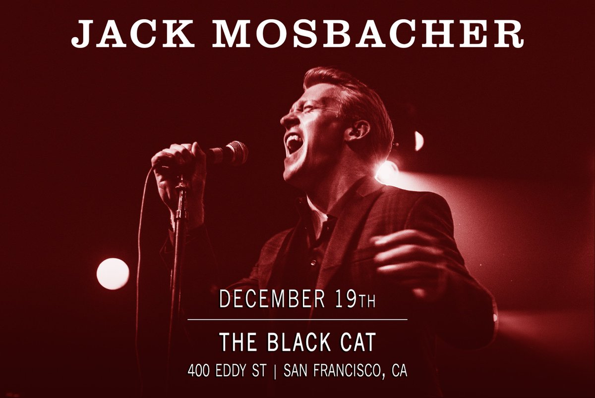 JackMosbacher's tweet photo. Here we go! See you tonight @sfblackcat https://t.co/RLTNniGNvJ
