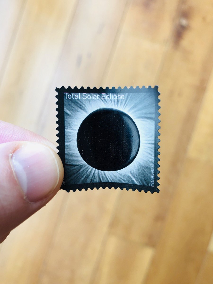 It’s easy to think that older things are somehow better than or have an integrity that newer ones lack (i.e. get off my lawn). This proves the fallacy. A 2017 stamp that uses thermochromatic ink (!) to reveal the full moon when exposed to UV light. How cool is that?