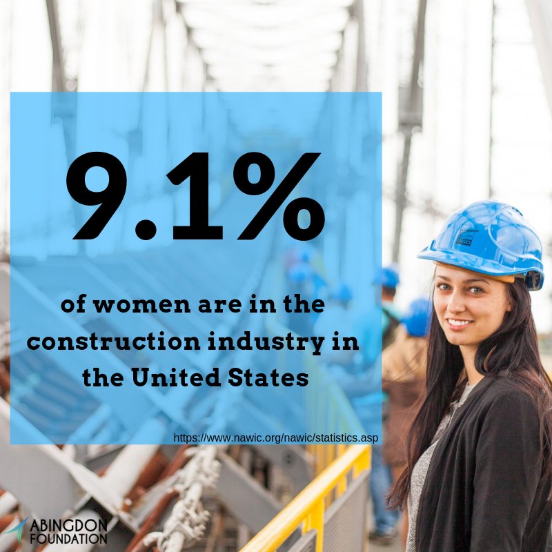 AbingdonFdn's tweet photo. Who wants to work at a desk job when you can work outdoors with your hands?! Constructing something from nothing provides a great feeling of accomplishment.
#abingdonfoundation #construction #nontraditional #notamansworld #WomenWhoCan #women https://t.co/pURp1IIc9I