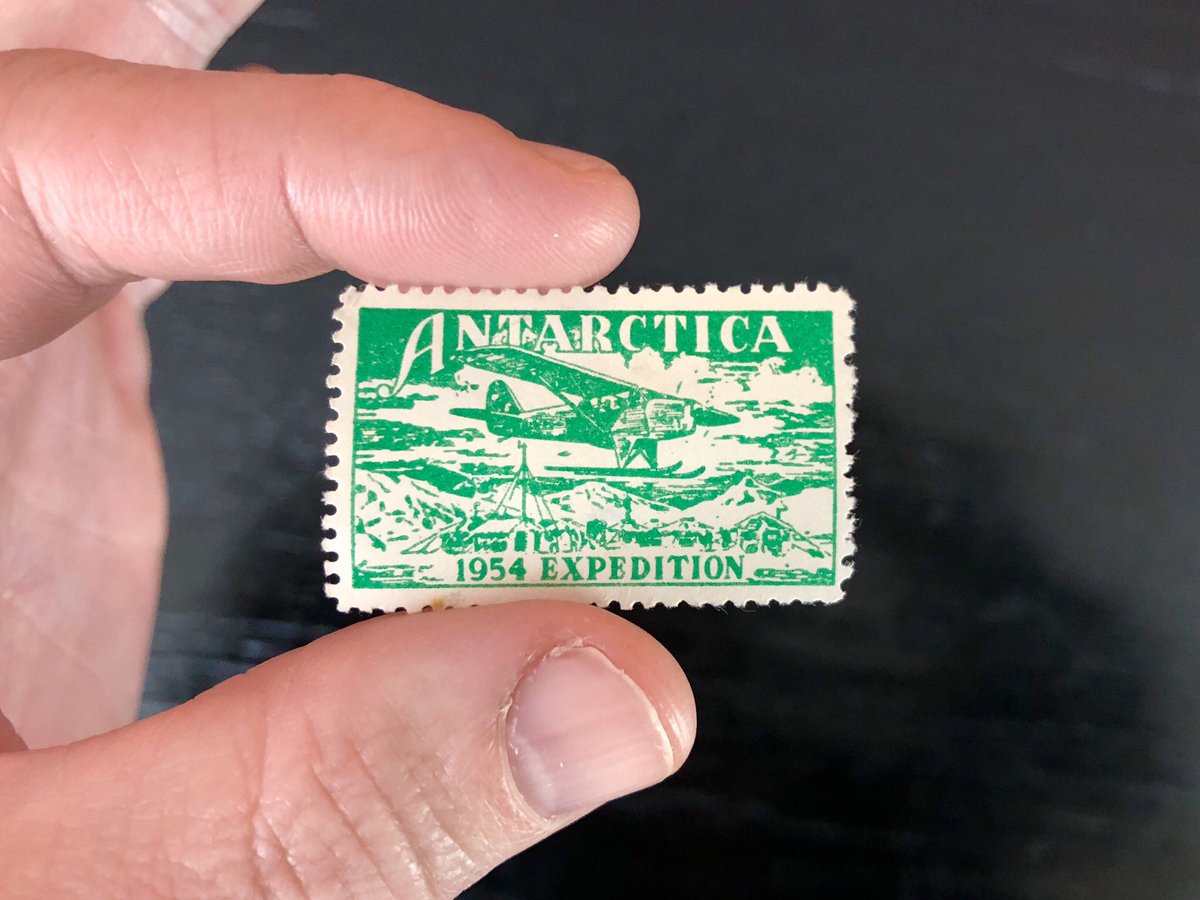 60-ish years ago, this is how we did commemorative stamps. The funny thing (to me) is that the better of the two is the stamp showing the Antarctic penguin sentinels, not the one with the humans and the technology.