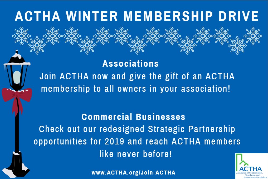 ActhaIll's tweet photo. ACTHA is a network of Illinois #association #boards 1,000+ members strong. We help our members create vibrant, enjoyable places to live! Check out our #member opportunities for #associations and #commercialbusinesses! https://t.co/3NK30RaW5T https://t.co/tcjw2lNXLR