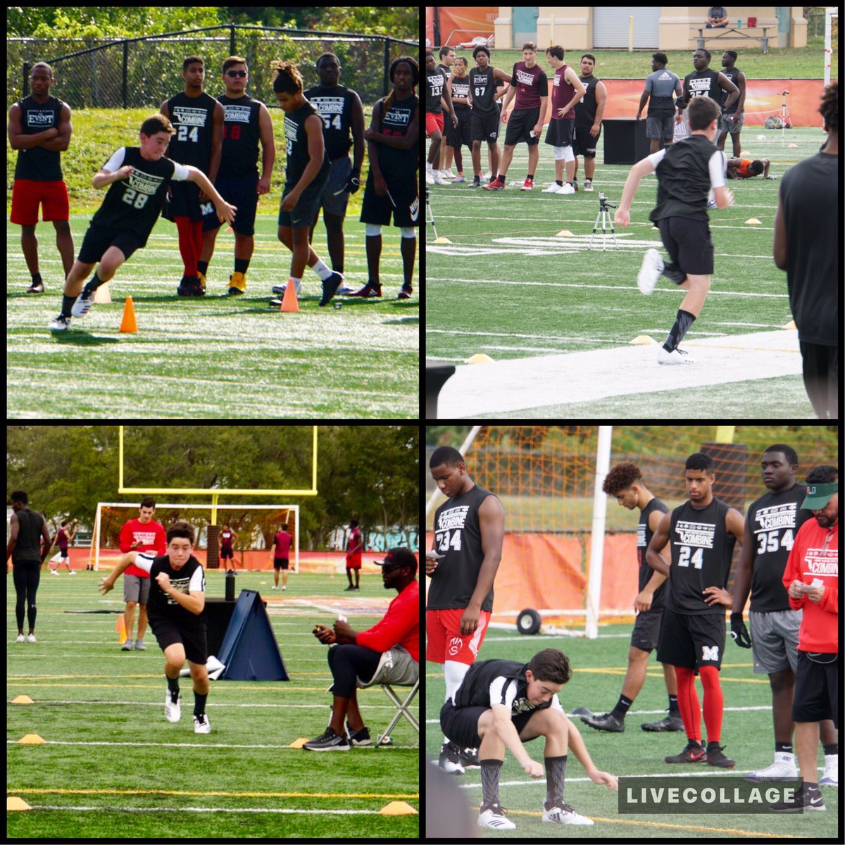 StefanoLuisQB's tweet photo. QB benchmarking at my 1st combine. ✔️3.7 GPA ✔️IB Honors ✔️Advanced Viola ✔️Baseball Outfielder ✔️Gulliver c/o 2023. Thanks to Larry Blustein’s 2018 SF Combine @larryblustein @bleechr @QB1Prep! #benchmark #getchallenged #getclocked #getbetter #completeathlete @GulliverSports https://t.co/fRENG9D4mG