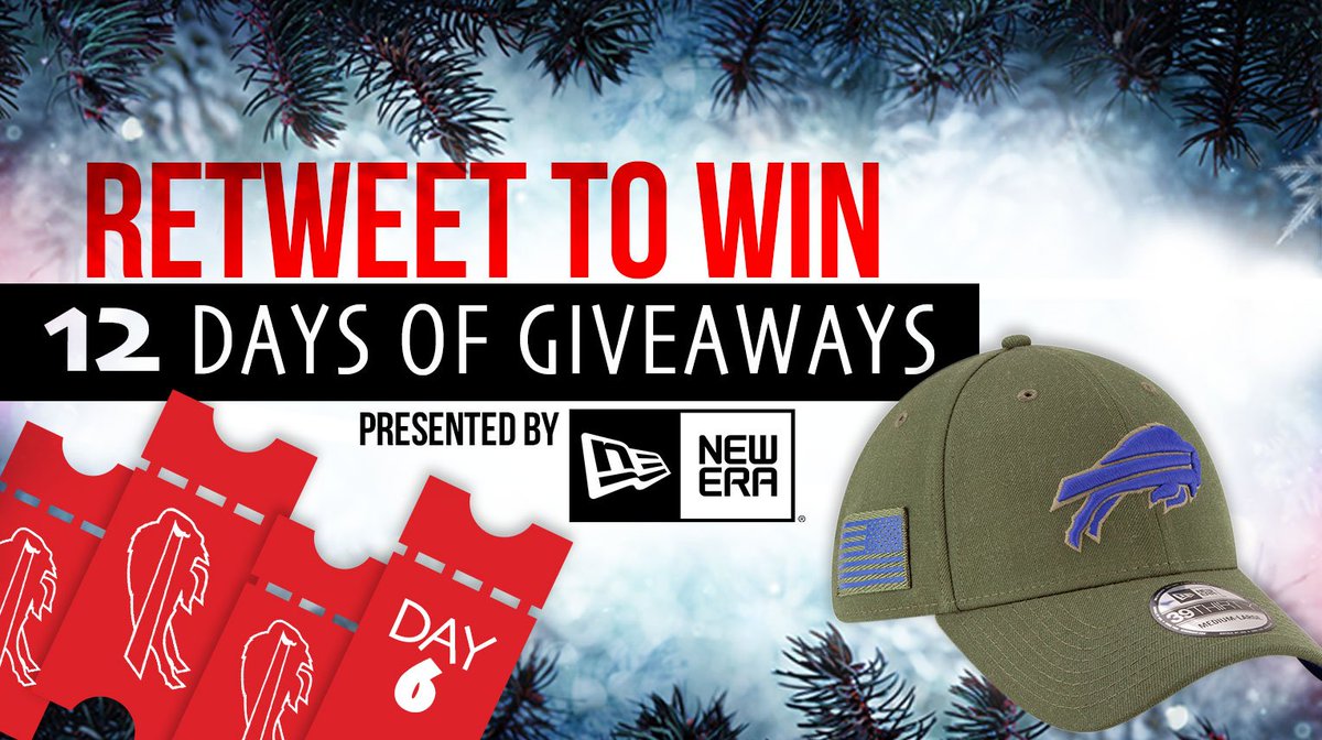 BuffaloBills's tweet photo. 🎁 RETWEET to enter the @NewEraCap 12 Days of Giveaways 🎁 

Rules: https://t.co/xrWvP1g1q3 https://t.co/veLsil73Qn