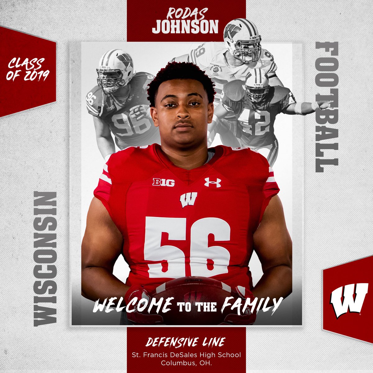 Welcome to the family, Rodas!

Excited about this strong addition to our defensive line at Wisconsin

#NSD19 // #OnWisconsin