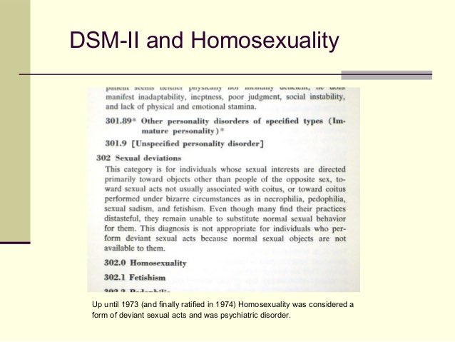 Image result for DSM homosexuality disorder