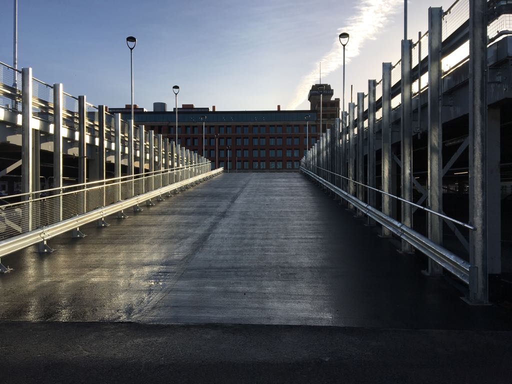 morrisfabs's tweet photo. Car Park metalwork install nearing completion https://t.co/zE1cuCUDBK