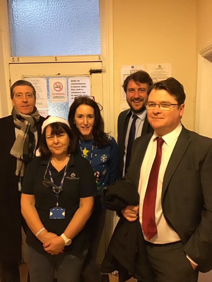 HgateHomeless's tweet image. A huge thank you to Geoff, Peter &amp;amp; Brian from McCormicks solicitors! They have been very generous and donated money to buy our Christmas dinner. We all had a FAB day and provided a great dinner for 34 people! Our amazing volunteer Sophia (who cooking everything) is a superstar!!!