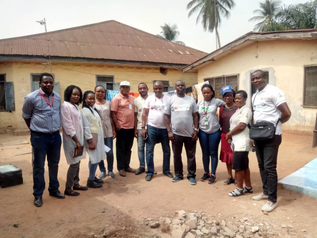 Government Of Nigeria led by Dr.Greg Ashefor and Dr.Charles Nzelu on monitoring visit today to the South South Team 38, at a village in Asaba, Delta State. #FMoH #GON #Monitoring #SouthSouth #DeltaState Nigeria. #NAIIStoKnow #NAIIS2018 #GettingToZero