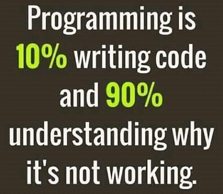 mtrxmrktrs's tweet photo. Programming fact! 🤪👨💻#Programmerfact #Programmers #webdev #Programerlife #CoderLife #MatrixMarketers #Coder #WebDevelopers #NodeJs #Java #iOSdevelopers https://t.co/nAfjuUcdTh