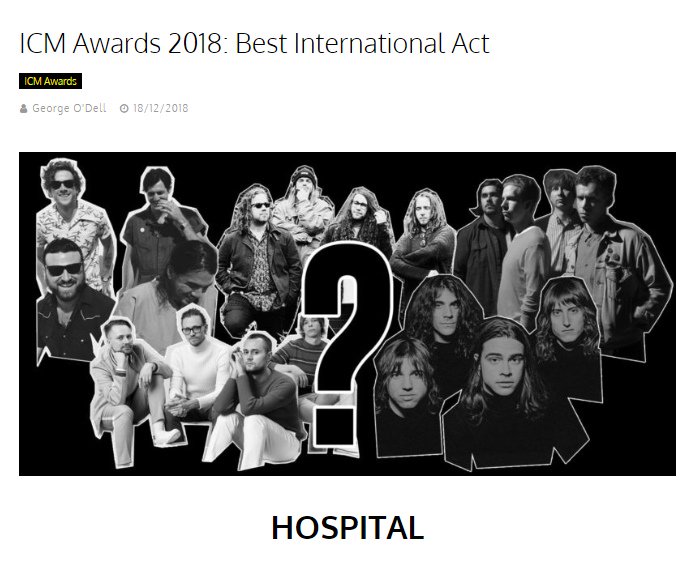 Hospital (@wearehospital) on Twitter photo "After hundreds of votes were collated and verified, you guys all came together and voted for Russia’s very own Indie Poppers Hospital." - <a href="/indiecentralmus/">IndieCentralMusic®</a> "After hundreds of votes were collated and verified, you guys all came together and voted for Russia’s very own Indie Poppers Hospital." - <a href="/indiecentralmus/">IndieCentralMusic®</a>