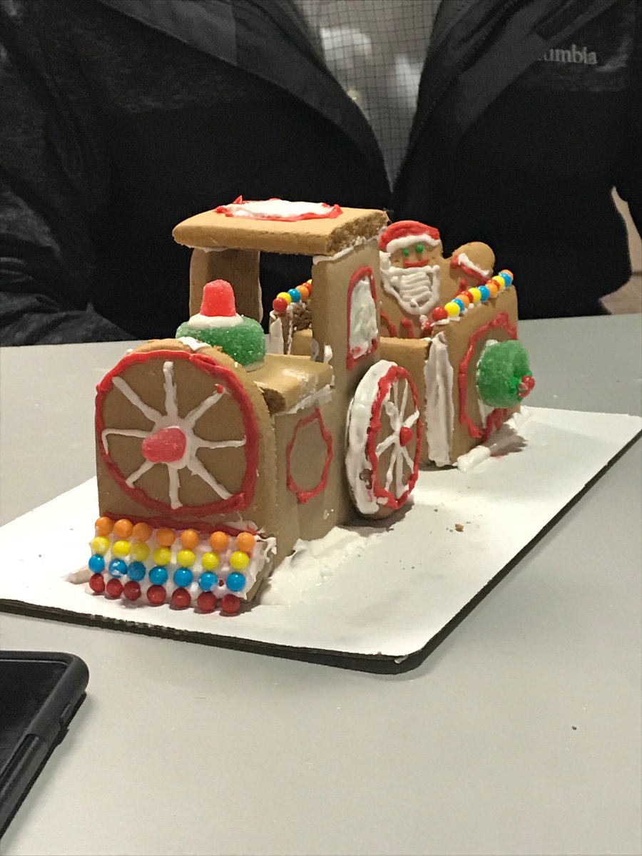 MrsKelliCloud's tweet photo. Riley Palliative Care team self care for the holiday season = building gingerbread houses! #selfcare #teambuilding #weareiuhealth @IUHealthTeam https://t.co/UprsHd5svR