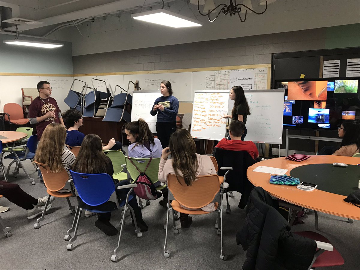 toz2020's tweet photo. We wanted our @svsdSTREAM students to understand the thought behind NO NAKED numbers and conversion factors. They did a wonderful job understanding and explaining both with our Fermi Estimation activity #svmsSTREAM #STEMeducation #AppleEDUchat #STEELVALLEY @AppleEDU https://t.co/GjhyF1ppZd
