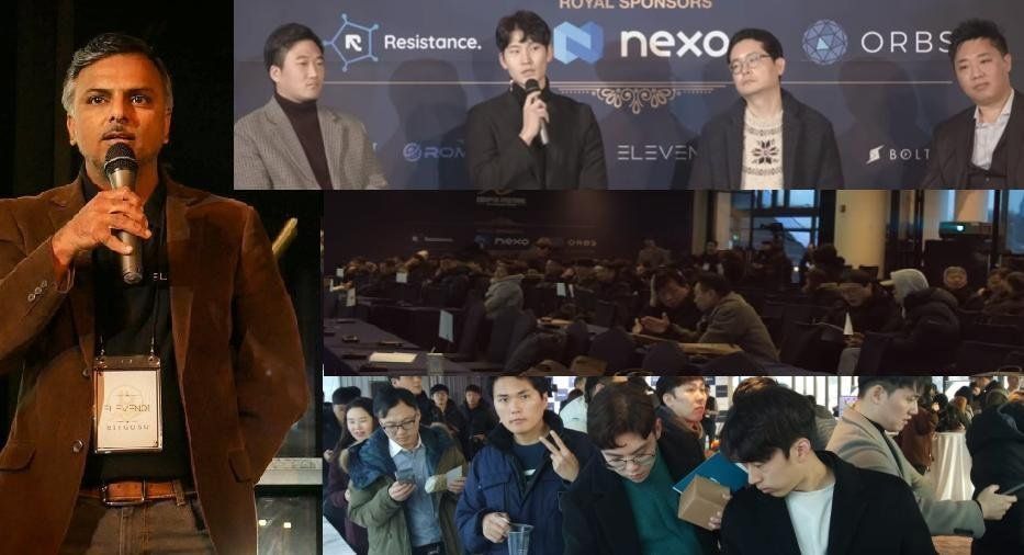 ELEVEN01dotIO's tweet photo. We like to appreciate #Bitgosu for hosting a memorable and meaningful event in #Seoul, #SouthKorea. We had a great time presenting #Eleven01 to all of you and talking about all things #blockchain.
#meetup #india #protocol #Eleven01Protocol #consensus #Technology #Innovation https://t.co/c4ssJCgBXw