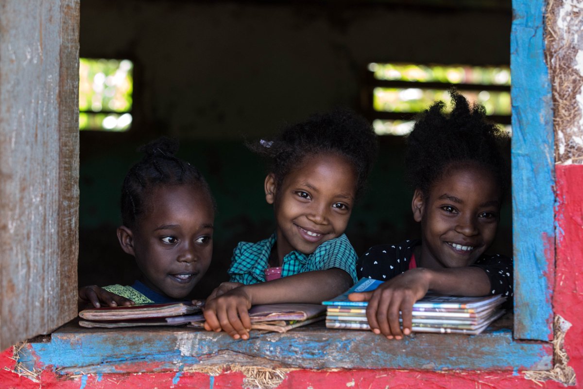 UNICEFEthiopia's tweet photo. Education.  
Protection.
Hope.
 
 #ForEveryChild https://t.co/hq6loUKOFl