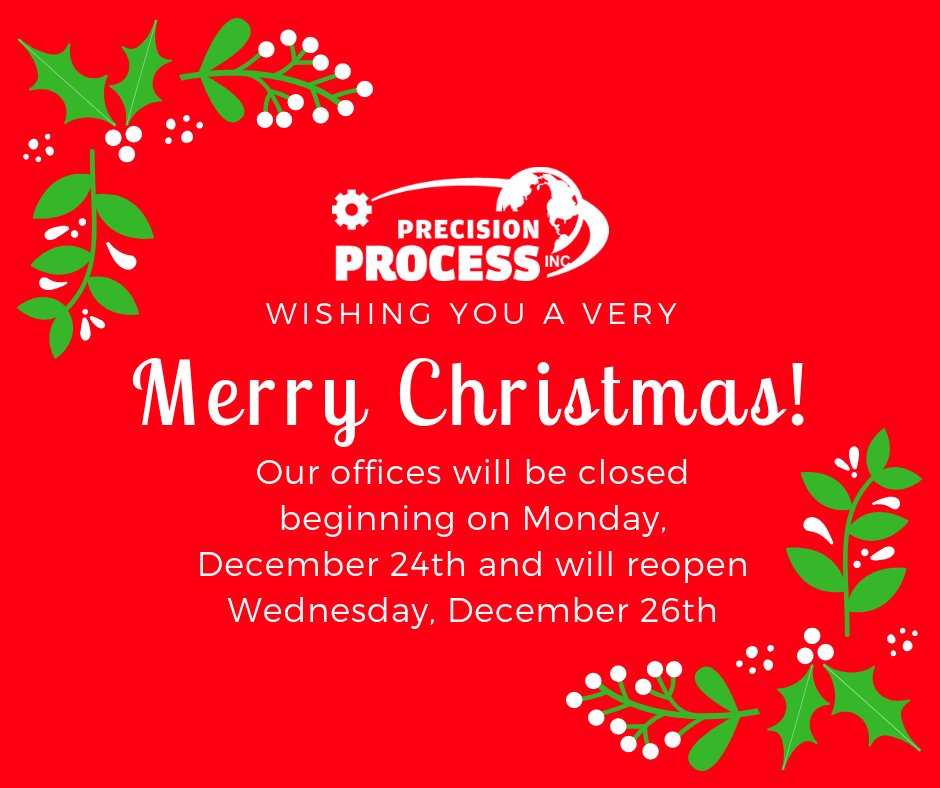 PRECISION_PPE's tweet photo. With the holiday quickly approaching, please take a look at our company shutdown schedule ❄️🎄☃️

#HolidayShutdown #Christmas #Holidays #MerryChristmas #HappyHolidays https://t.co/VO6nBzP5uL