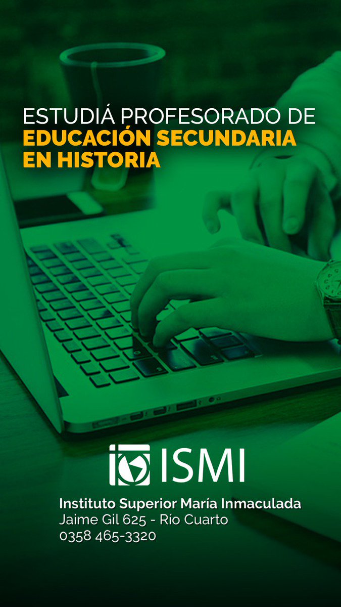 ISMIRIOCUARTO's tweet photo. INSCRIPCIONES ABIERTAS!!! 📚
#Inicial
#Primaria 
#Historia
#Psicología https://t.co/vAB6MW9zOJ