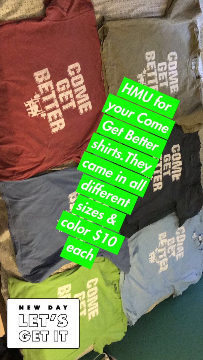 kwaker10's tweet image. HMU for your #ComeGetBetter shirts