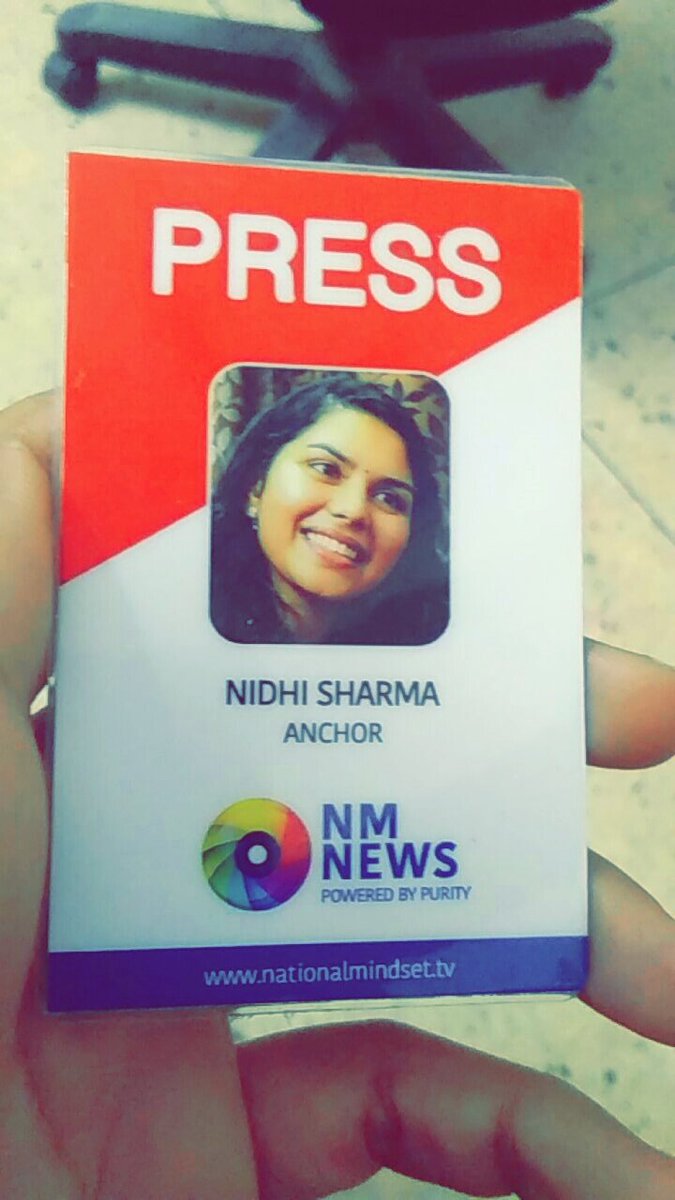 Nidhi95703734's tweet photo. My pride 🙃🙃🙃🙃🙃#press #news #nationalmindset #anchor #reporter https://t.co/uZLVohda1z
