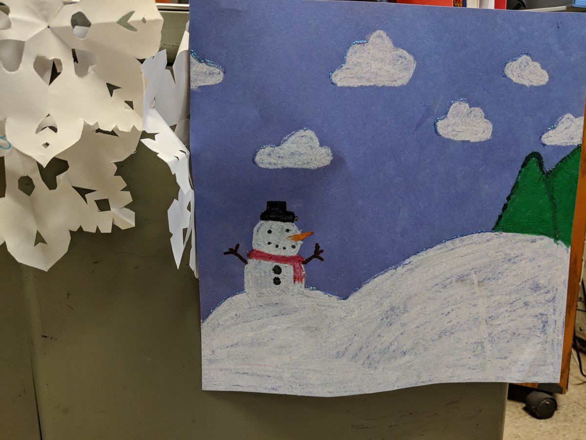 JCJHSArt's tweet photo. Ending 2018 with "cards of cheer" to Dylan and winter landscapes. @casejrhigh @JCJHSArt https://t.co/2fL2sIPOc1