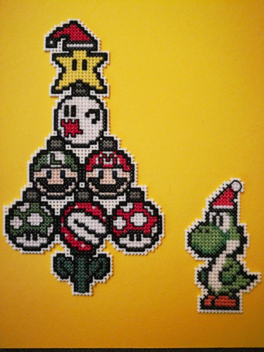 Bugelperlen Vorlagen Von Yoshi Von Mario Kart Zum Herunterladen