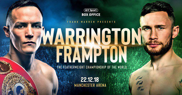 TheCrossKeysNic's tweet photo. Big Fight Night 22.12.18 @TheCrossKeysNic Warrington v Frampton for Featherweight Championship! @OWSYork Whyte v Chisora for Heavyweight Fight! @Nicholsonspubs @StudentsInYork  #bigfightlive #warringtonvframpton #whytevchisora @BTSportBoxing https://t.co/r0pq5zB4FV