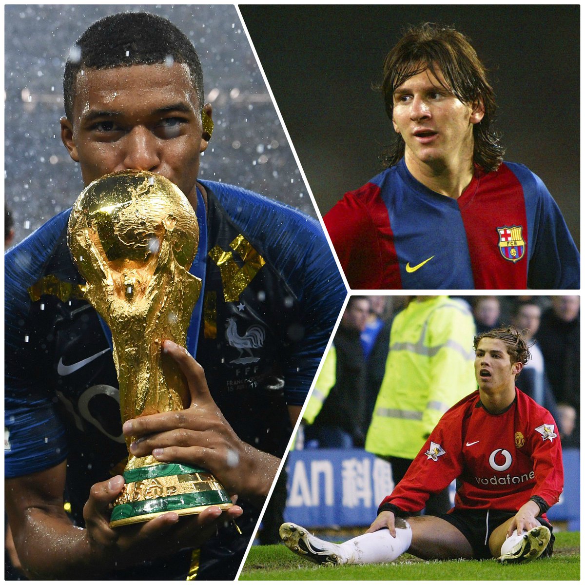 Optajean On Twitter 20 Kylian Mbappe V Lionel Messi Cristiano Ronaldo At 20 Years Old Club All Comps Country Mbappe 150 Games 73 Goals Messi
