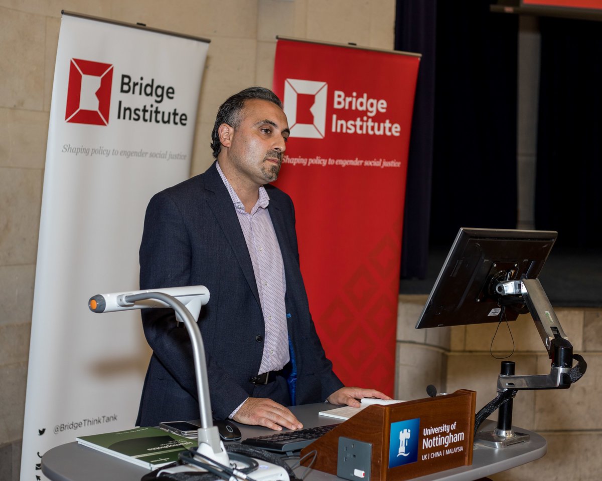 BridgeThinkTank's tweet photo. @omaromalleykhan - launch report event for the @RunnymedeTrust on Islamophobia - still a challenge for us all. https://t.co/2ThrVtErBz