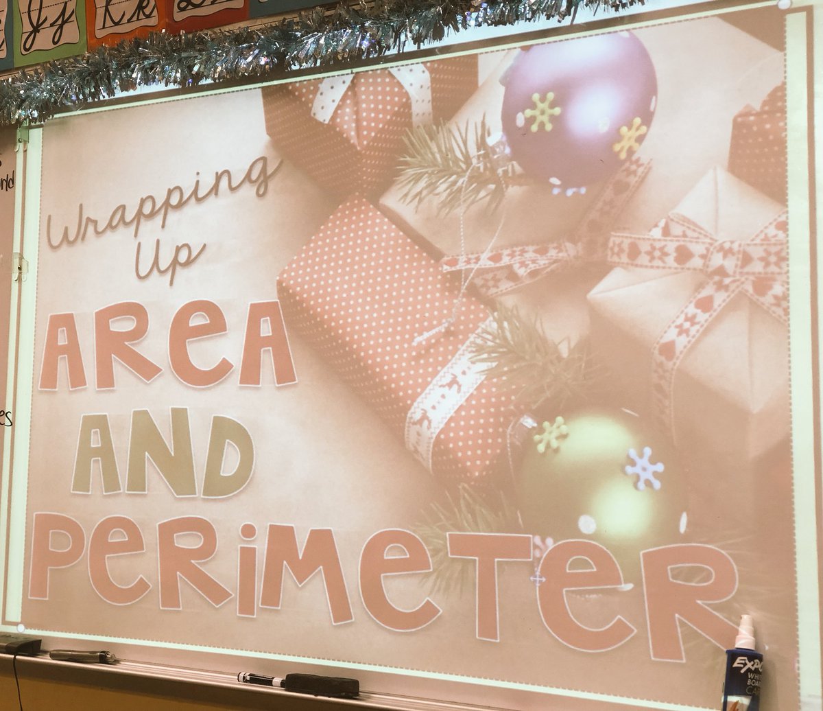Who says finding #AreaAndPerimeter isn’t fun? Students are using ...