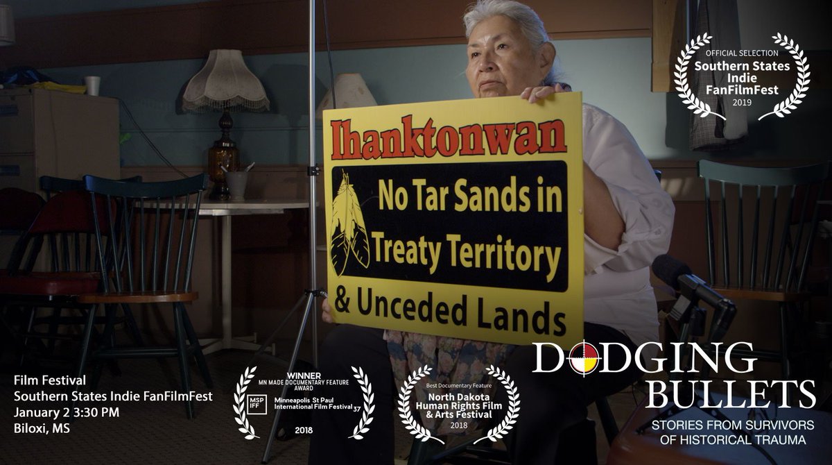 DBulletsFilm's tweet photo. Southern States Indie FanFilmFest - January 2nd 2019 in Biloxi, Mississippi - https://t.co/x6vTmzISTO #DodgingBulletsFilm #SSIFFF #Documentary #HistoricalTrauma https://t.co/9hmdejpc0Y