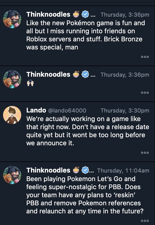 Thinkboodles On Twitter Guyys Brick Bronze Remake Hypeeeeeeeeee - roblox on twitter can you top thinknoodles million dollar jump