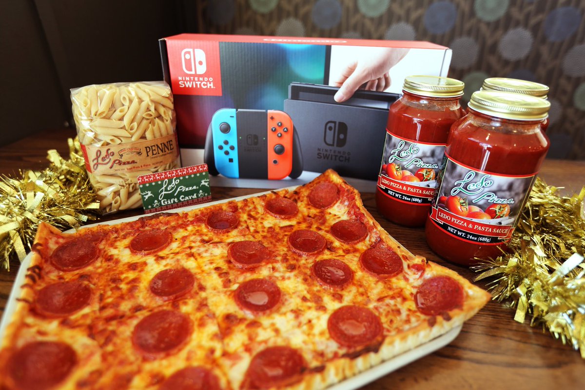 ๐HUGE #Christmas GIVEAWAY ๐
WE ARE GIVING AWAY:
- (1) Nintendo Switch System
- (1) $100 #LedoPizza Gift Card
- (3) Jars of Ledo Pizza Sauce
- (1) Pack of Ledo Dry Pasta
RETWEET AND FOLLOW TO BE ENTERED TO WIN!
(One lucky winner picked randomly at 9:59pm on 12/20/18.)