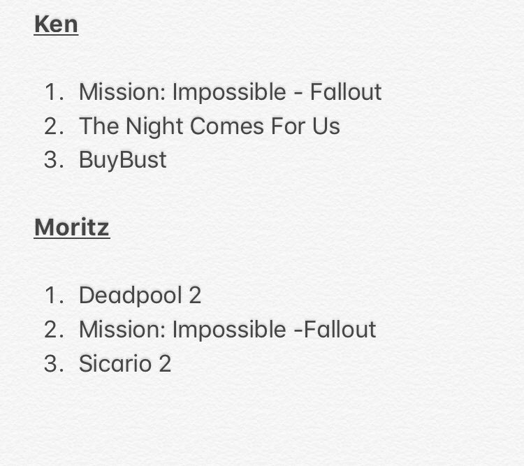 #Mile22, #TheEqualizer2, #VenomMovie, #AvengersInfinityWar .Dieses Jahr war ein actionreiches Jahr. Daher sind hier unsere drei Favoriten in Sachen Action-Bombast-Kinoerlebnis.