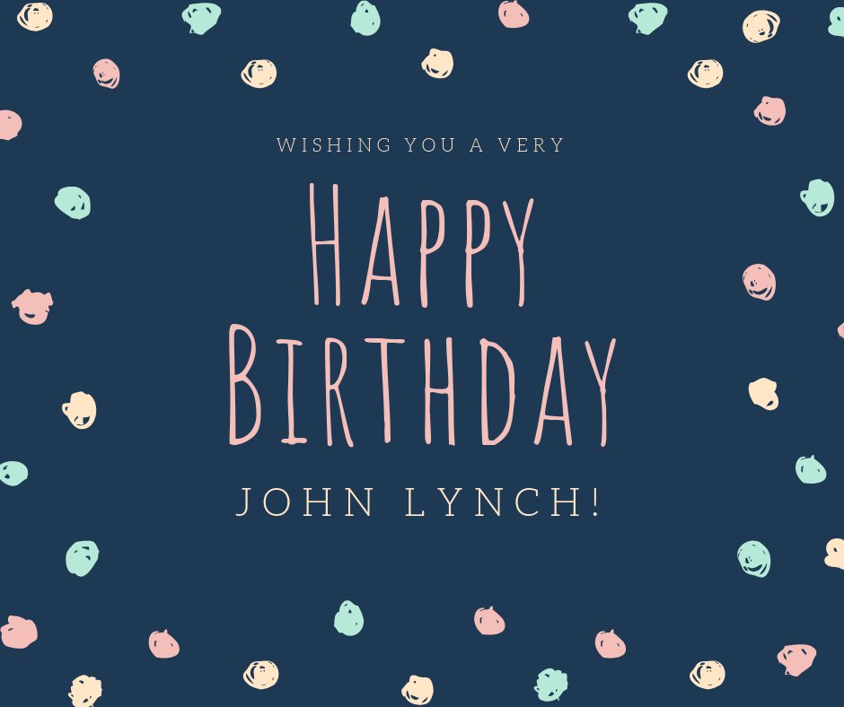 Happy Birthday John Lynch! 