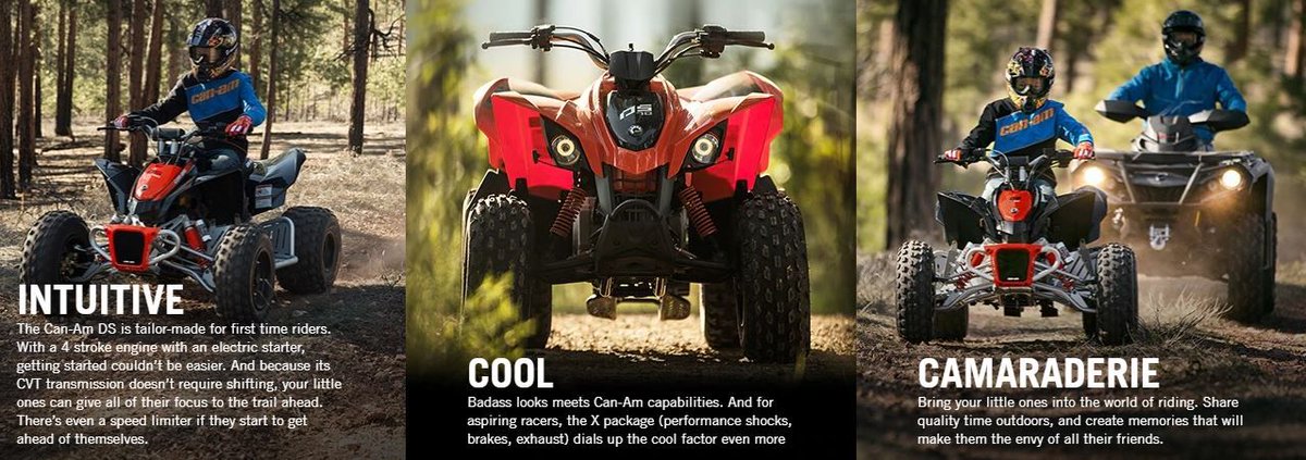 JohnnyKsPower's tweet photo. It's not too late to get your little one a Christmas present that He/She will never forget! Ask anyone at Johnny K's, and we will be glad to help you find the best ATV for your kiddos! https://t.co/cYtioUI2QL #johnnykspowersportsofniles #atv #fun #christmas https://t.co/0zYzoXUMu3