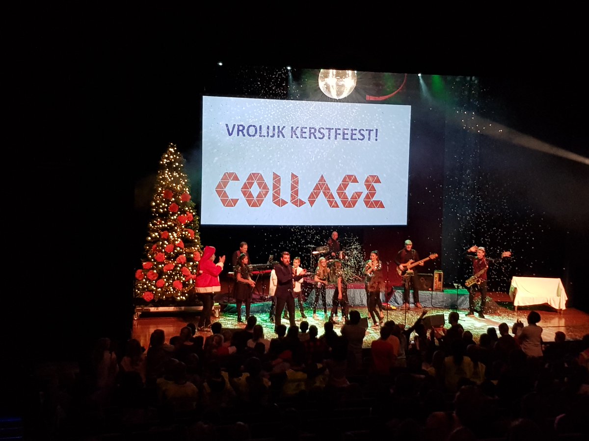 Geweldige Kerstconcerten met meer dan 1600 enthousiast meezingende, meedansende Almeerse kinderen. Georganiseerd door Collage. Met medewerking van KAF, de Later Als je Groot Band, Gerard Poot en Nick Teunissen. Wat een feest! <a href="/HildeVgarderen/">Hilde van garderen</a> <a href="/CollageAlmere/">Collage-Almere</a> #cultuureducatie