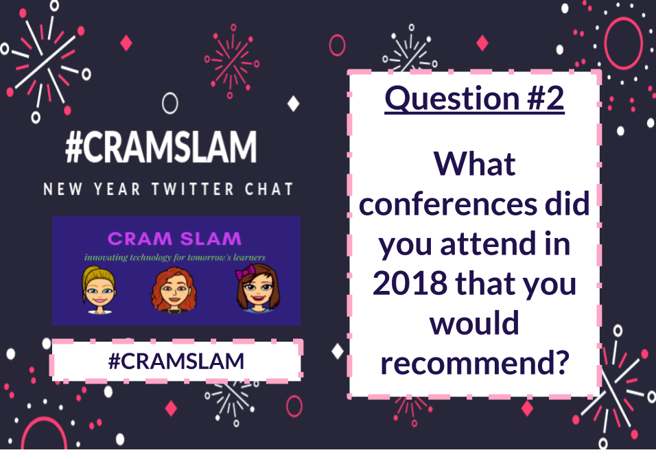 cram_slam's tweet photo. Q2: What conferences did you attend in 2018 that you would recommend? #CramSlamChat https://t.co/dManFEi1TN