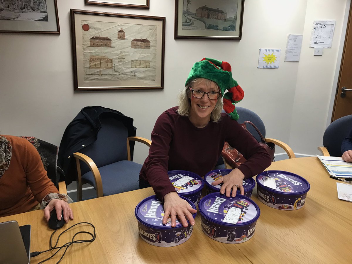 The Christmas elf has just arrived at our leadership group