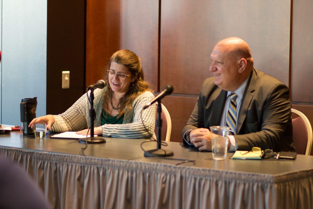 ChicagoKentLaw's tweet photo. This year @ACLUChicagoKent and our Immigration Law Society hosted an event with @cshaplaw and @eyohnka of @ACLUofIL to discuss continuing issues with #FamilySeparation at our southern border.
#CKNow recap: https://t.co/w2rsPCrSZs https://t.co/MLYs6pPxrA