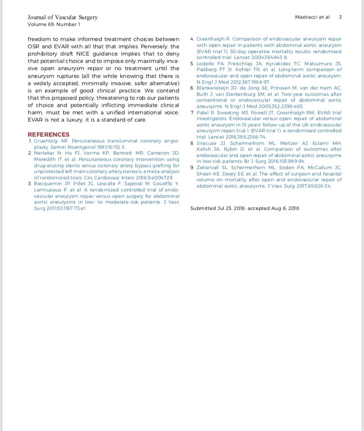 Some thoughts on responsibility in vascular surgery in the January issue of <a href="/JVascSurg/">Journal of Vascular Surgery</a> Thanks for publishing! <a href="/RoyalFreeNHS/">Royal Free London</a> <a href="/ESVSmembership/">ESVS</a> <a href="/b_modarai/">Bijan Modarai</a> <a href="/NICEcomms/">NICE</a>