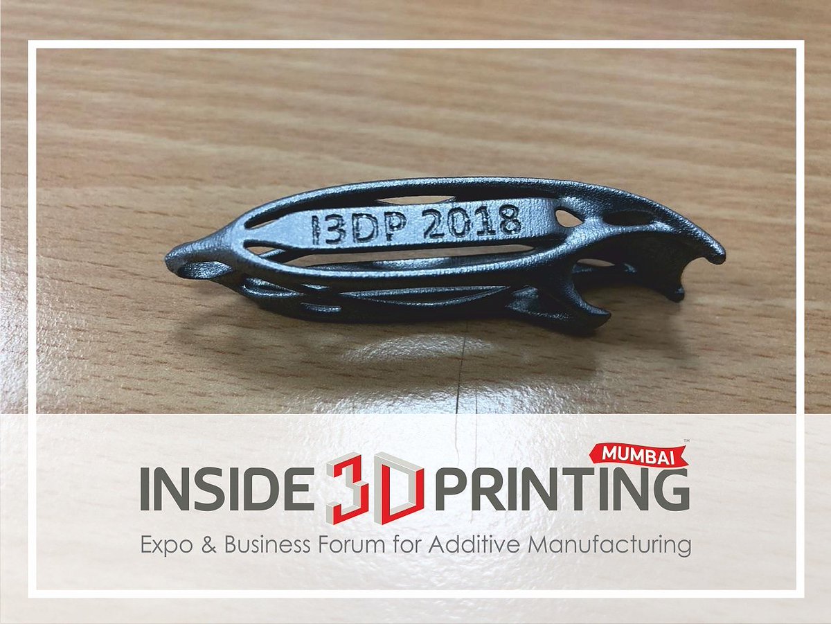 I3DP_Mumbai's tweet photo. #ContestAlert! A chance to win the custom AM metal bottle opener on Day 2 of Inside 3D Printing Mumbai 2018.
Capture a photo of any innovation that excites you at Inside 3D Printing Mumbai 2018 and post it on Facebook, Twitter or Instagram using #I3DP2018.
(1/2)) https://t.co/QGQRGA12tR