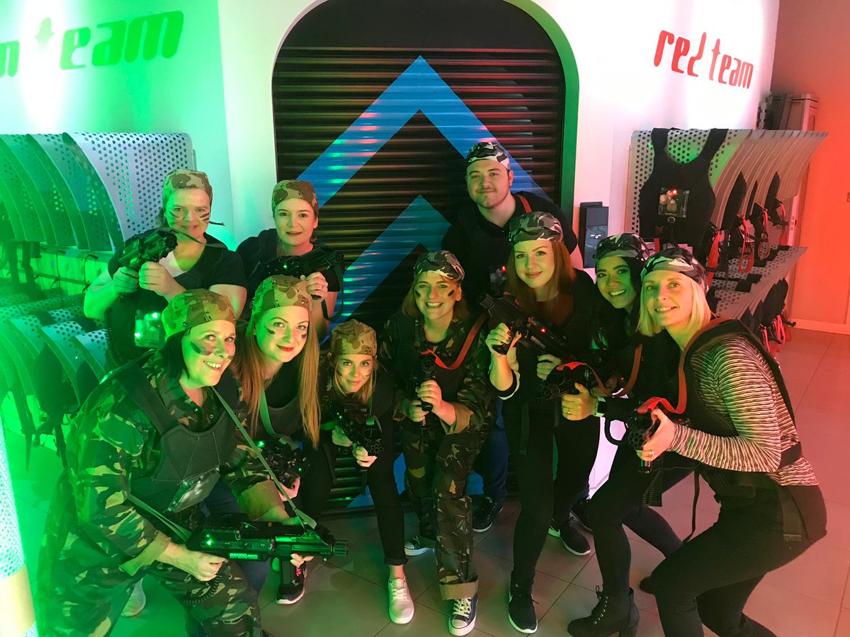 agility_agency's tweet image. Our #Christmas Party! Marines (green) 🆚 AK47s (Red)! The AK47s put up a good fight (sort of) 😭 but alas the Marines triumphed and were declared the WINNERS 🏆🏆🏆 👊 @LaserPlanetWat #competitivefun