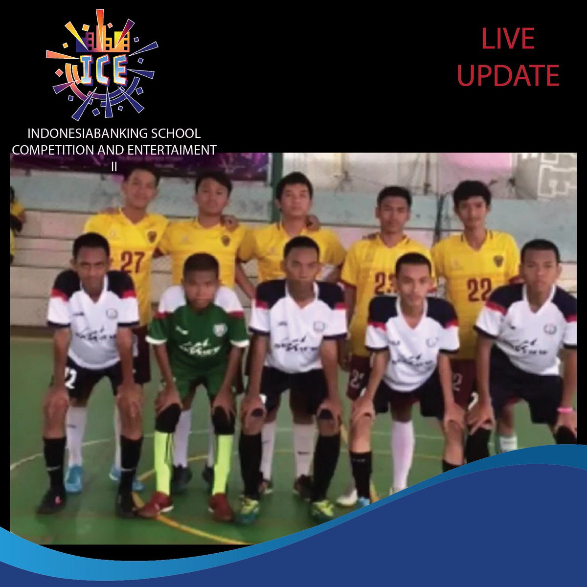 ibs_ice's tweet photo. DAY-6
FUTSAL SMA

SMKN 29 (3) VS SMAN 87 (7)

#ibsice https://t.co/gHrwSupCcP