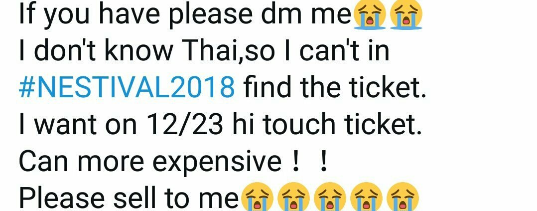 WaiWingYu1's tweet photo. Please dm me😭
Please sell to me.😭😭😭
#GOT7 #GOT7NESTIVAL2018
#NESTIVAL2018
#NESTIVAL2018INBKK https://t.co/aklSSs6x5R