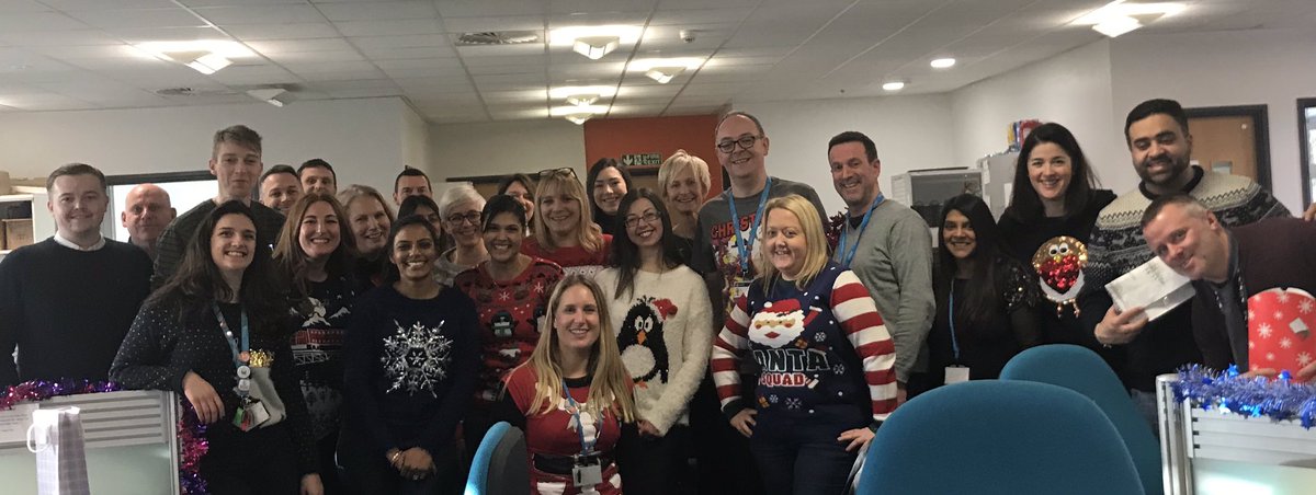 Merry Christmas from The Communities Team! We hope everyone enjoys a wonderful, happy and safe time this holiday.🌲☃️❄️🎅🏻
#ChristmasJumperDay2018 #Communities #Fuddle #BeSafeThisChristmas #LeedsCityCouncil