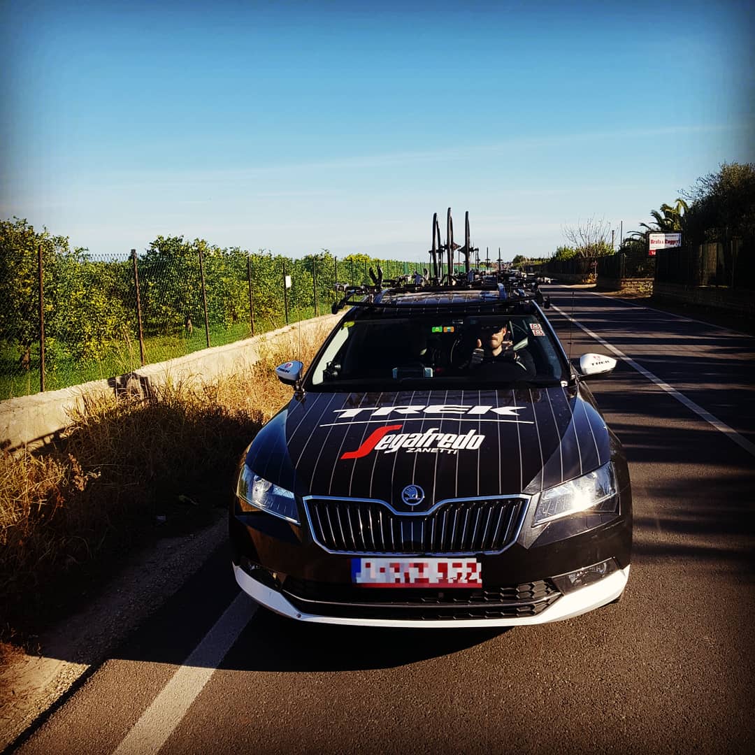 super last ride here in #sicily with womens and men's team of @TrekSegafredo home tomorrow for Christmas!!!