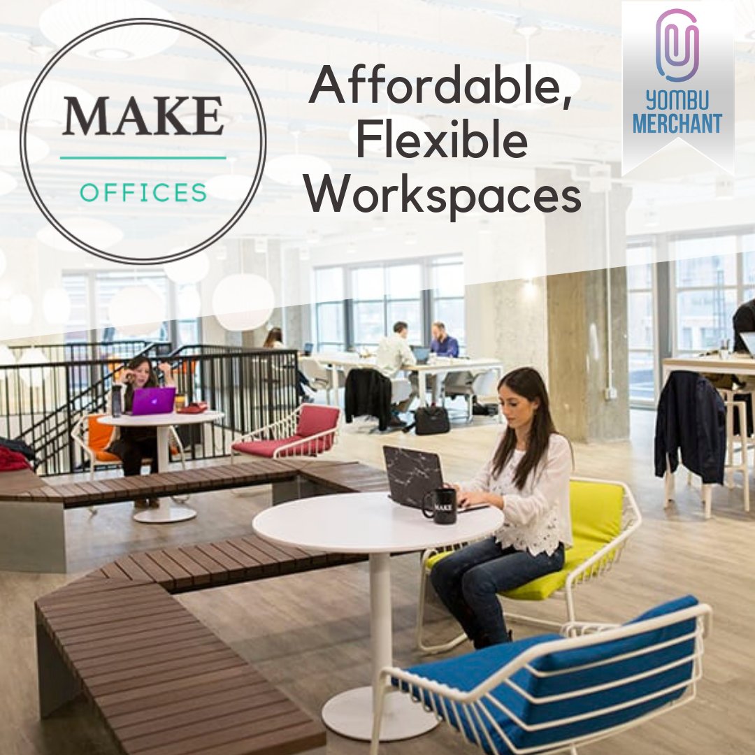 Make Offices offer collaborative workspaces in Chicago, Philadelphia, and the DC area. Learn more at makeoffices.com

#makeoffices #coworkingspace #officespace #sharedspace #coworking #affordableworkspace #flexibleworkspace #yombu #financial #fintech #biometrics