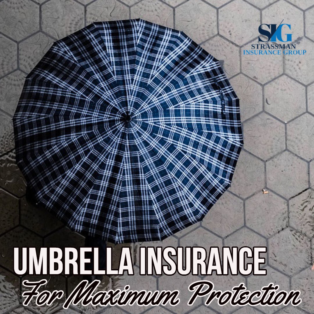 StrassmanGroup's tweet photo. #Umbrellainsurance is a single policy that covers all underlying policies you own, for anyone who could be at risk for financial devastation due to a #personalinjury lawsuit. Call today to learn more, or make an appointment. https://t.co/5lEfYJRPTk
#BestUmbrellaInsurance https://t.co/5A1POa1QXh