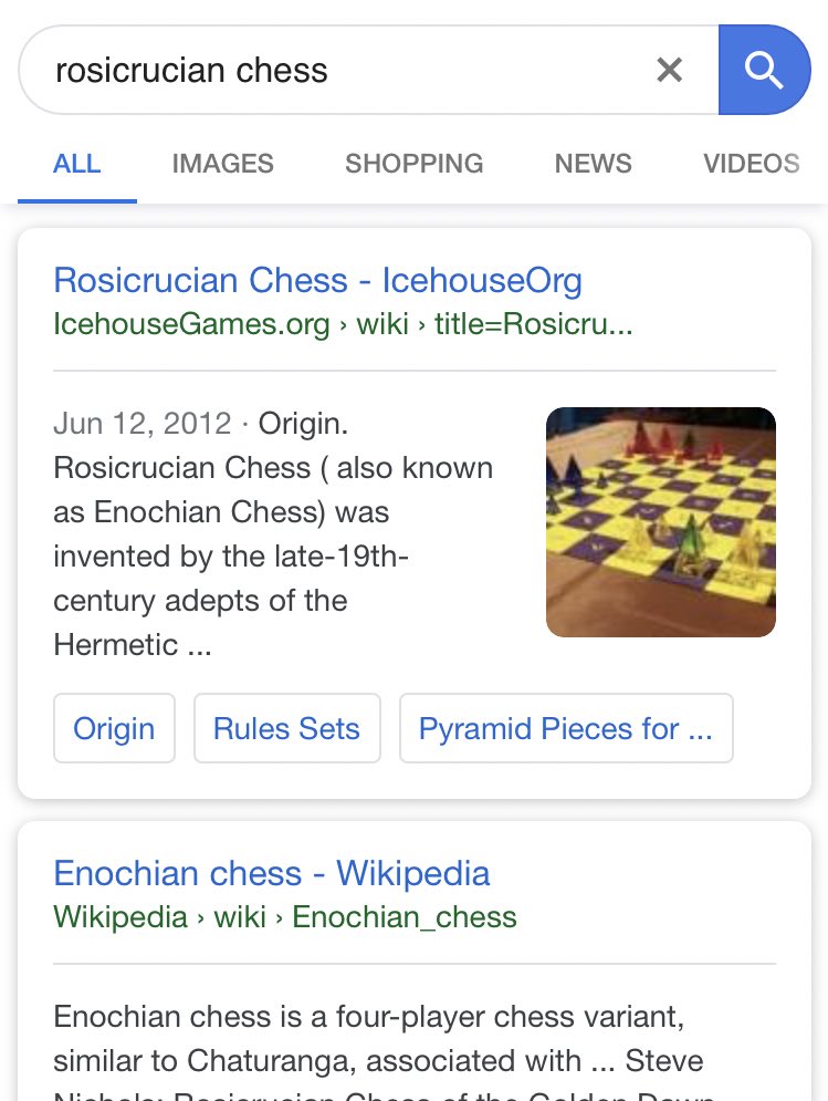 the precedent for using a “game” like this as a dramatic ritual is extremely well documented. for example in golden dawn style magic which informs basically all modern occult work in some way, they play “rosicrucian chess” or “enochian chess” which is half game half ritual magic.