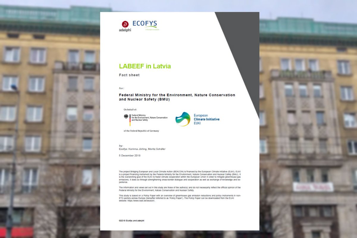 EUKI_Climate's tweet photo. #Factsheet: About 95% of 🇱🇻buildings require renovation because of low #energyefficiency and insufficient maintenance. The company Latvian Baltic Energy Efficiency Facility (#LABEEF) was founded to facilitate deep renovation in #housingsector. ➡️https://t.co/tEy1VkBLDY #buildings https://t.co/sK4xz36Qa1