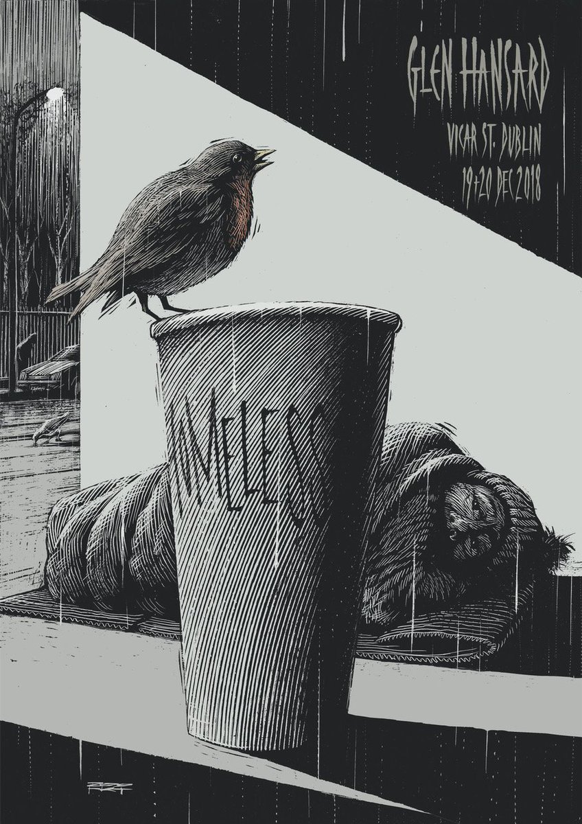 Hot Press (@hotpress) on Twitter photo Ahead of <a href="/Vicar_Street/">Vicar St</a> performances, <a href="/Glen_Hansard/">Glen Hansard</a> has teamed up with Hot Press illustrator <a href="/DRooneyMusic/">David Rooney Music</a> to reproduce Rooney's homeless-themed illustration, as a limited run poster which will be signed by Glen himself.
You can buy at the show or here:
hotpress.com/music/glen-han… Ahead of <a href="/Vicar_Street/">Vicar St</a> performances, <a href="/Glen_Hansard/">Glen Hansard</a> has teamed up with Hot Press illustrator <a href="/DRooneyMusic/">David Rooney Music</a> to reproduce Rooney's homeless-themed illustration, as a limited run poster which will be signed by Glen himself.
You can buy at the show or here:
hotpress.com/music/glen-han…